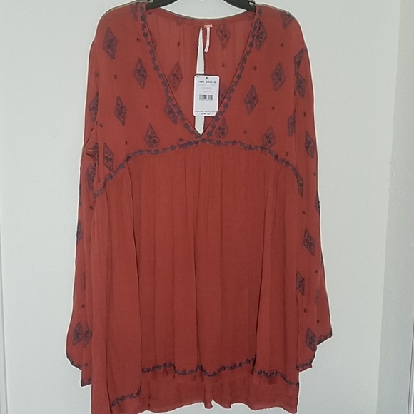 🆕️Free People Diamond Embroidered Tunic - Picture 8 of 8